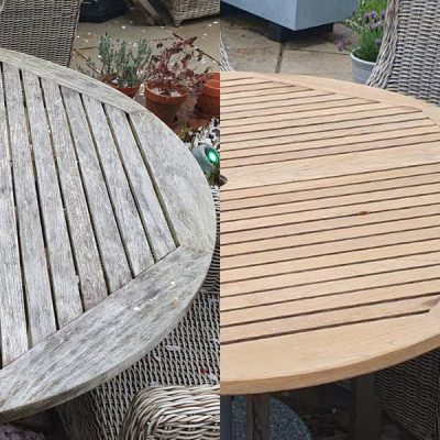 dầu lau gỗ teak chuẩn bị bề mặt